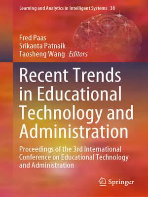 cover image of Recent Trends in Educational Technology and Administration
